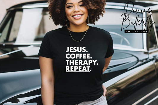 JESUS.COFFEE.THERAPY_TEE