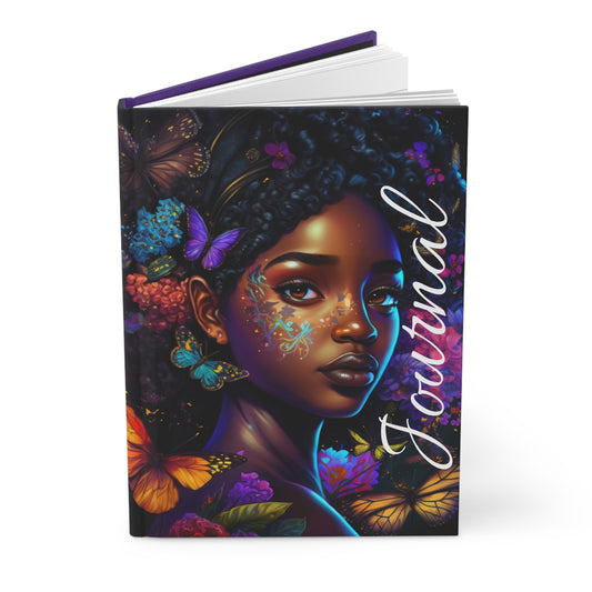 EbonyButterfly Hardcover Journal